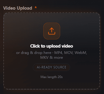 Upload Video preview